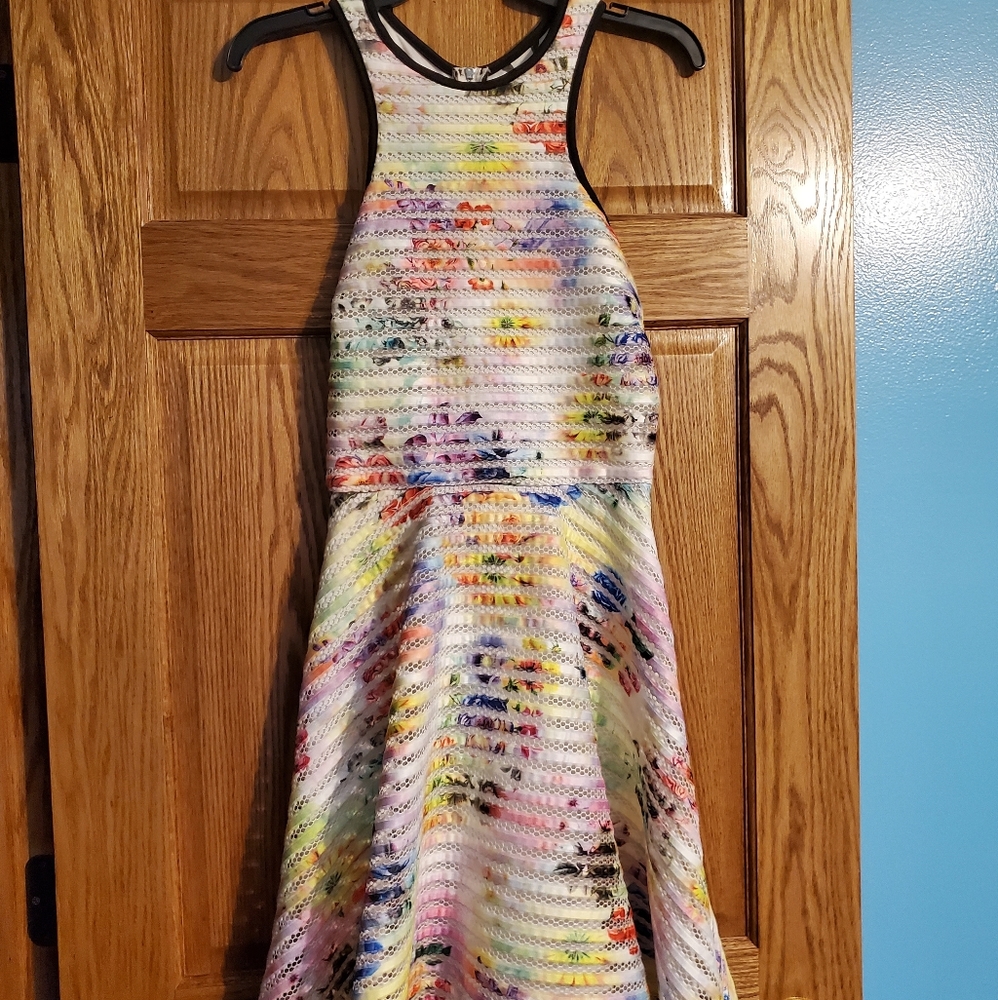 White Floral Dress
